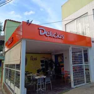 Placa em ACM e Letreiro caixa alta