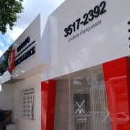 Fachada em ACM com Letra Caixa