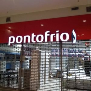 Placa Caixa alta - Letreiro Iluminado com ACM